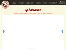Tablet Screenshot of lasarrasine.net